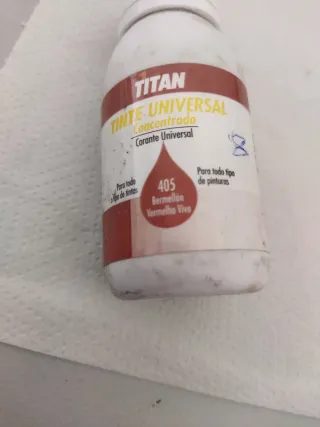 Tinte Universal Titan Bermellón 405 0,50ml 2 unida