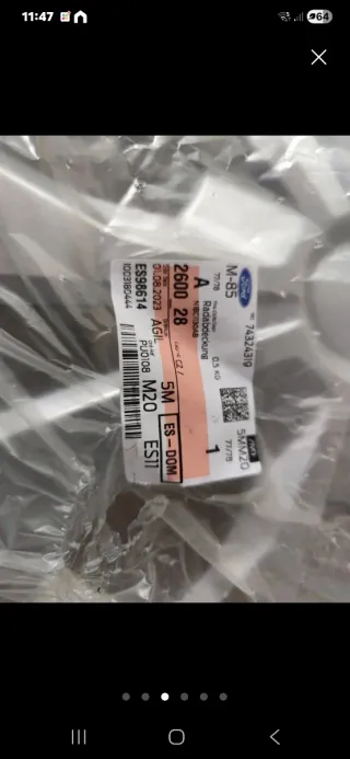 Tapacubos Ford Fiesta Courier Focus Connect