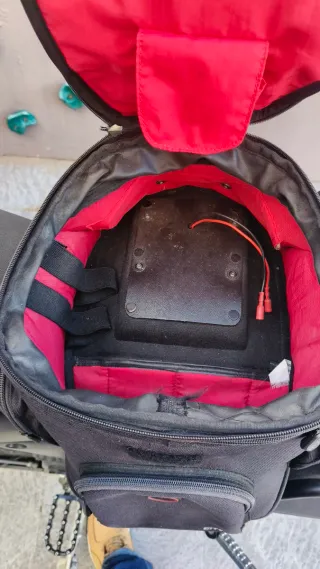 Bolsa sobre depósito moto