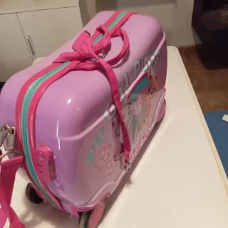 2 Maletas Infantil Patrulla Canina Rosa y azul.