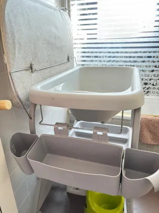 Bañera y cambiador para bebé