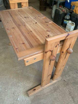 Escritorio de dibujo de madera