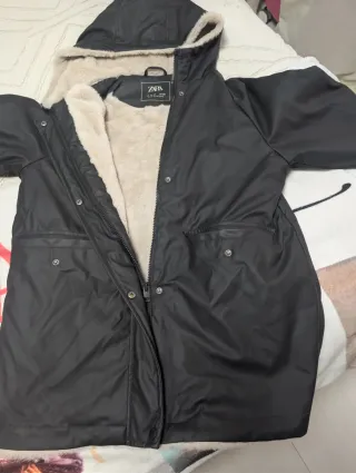 Abrigo niña Zara negro Talla M