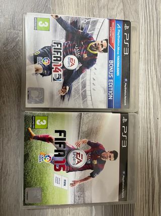 FIFA 14 y FIFA 15 PS3