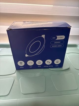 10 Focos LED Empotrables 5W 310lm