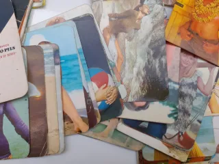 Lote calendarios eróticos bolsillo años 70