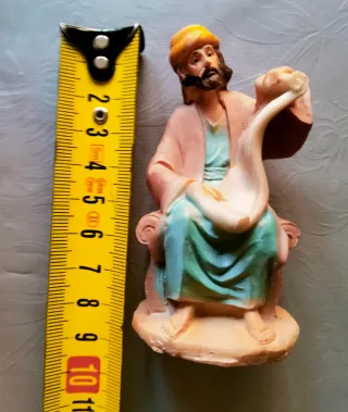 Figura Escribano Nacimiento Resina 8cm