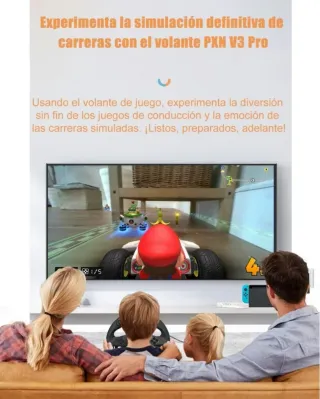 VOLANTE Y PEDALES PLAY,XBOX,NINTENDO,PC