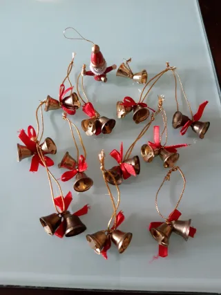 Set di 11 campanelle/campane Zara Home 3x3cm dorate