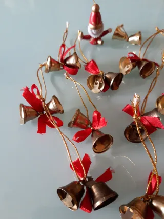 Set di 11 campanelle/campane Zara Home 3x3cm dorate