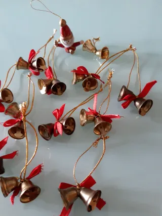 Set di 11 campanelle/campane Zara Home 3x3cm dorate