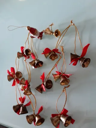 Set di 11 campanelle/campane Zara Home 3x3cm dorate