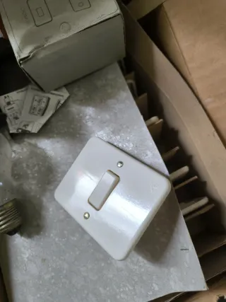 Interruttori e prese vintage anni '70