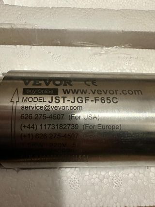 Pack CNC VEVOR: husillo 1,5kW ER11 + VFD 2HP 220V