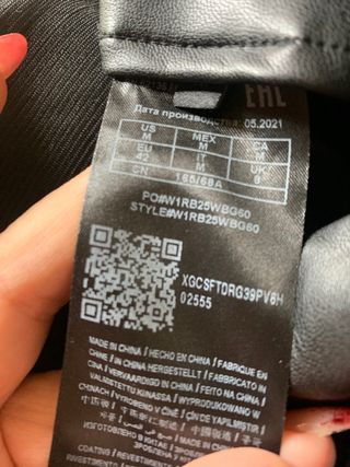 Guess Leggings Ecopelle Neri