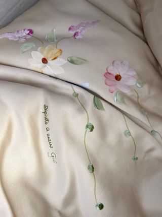 GIORGIA Trapunta Matrimoniale Dipinta a Mano