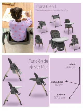 Trona Evolutiva Maxi-Cosi 6 en 1