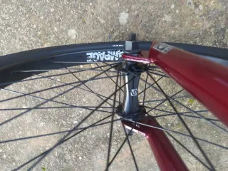 Bicicleta de Bmx Street.STOLEN SPADE ,ruedas de 22