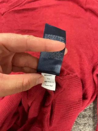 ¡¡OFERTA!! Talla XL Jersey Tommy Hilfiger Rojo