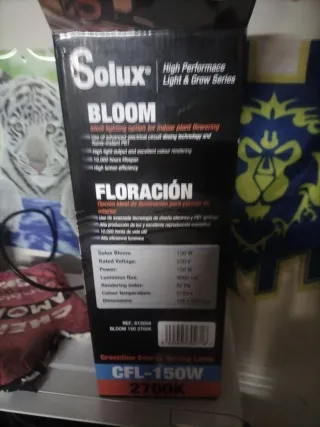 Solux Bloom CFL-150W 2700K.
