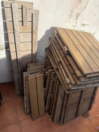 Madera teca de exterior urge venta