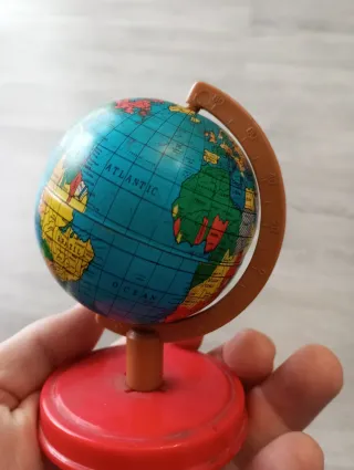 Mappamondo Salvadanaio Vintage