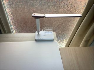 Lámpara Escritorio LED iVict Plata y Blanca