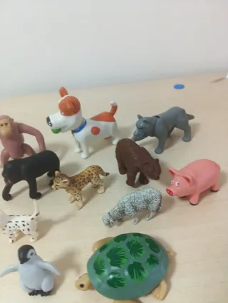 Lote 12 animales juguete