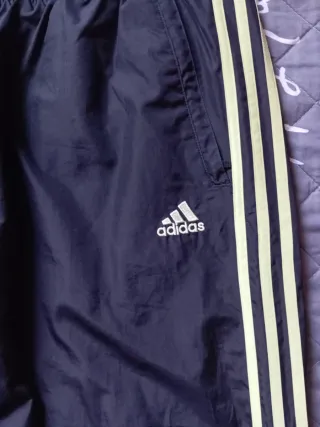 Conjunto Adidas Chandal Negro y Amarillo
