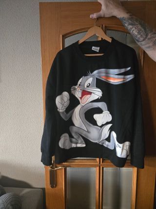 Sudadera Bugs Bunny Primark Negra