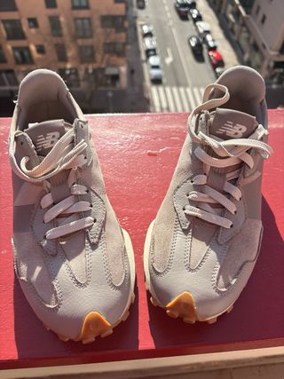 New Balance 327 mujer gris