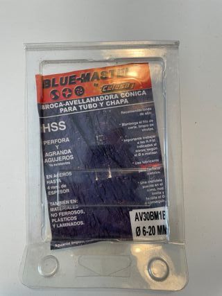 Broca Avellanadora Cónica Tubo y Chapa
