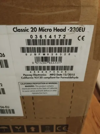 Amplificador Peavey Classic Mini Head