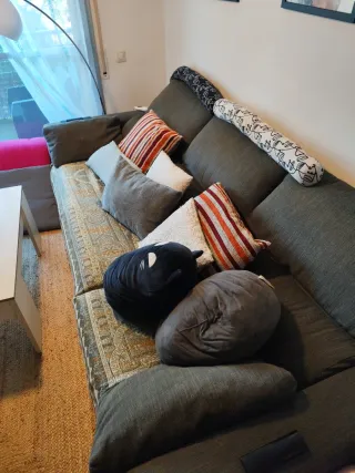 Sofá Ikea Gris Tela