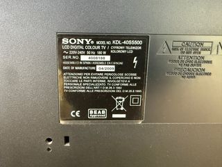 TV Sony Bravia 40” Negra