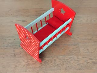 Culla per bambole in legno - Made in Spagna