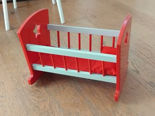 Culla per bambole in legno - Made in Spagna