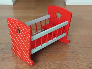 Culla per bambole in legno - Made in Spagna