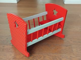 Culla per bambole in legno - Made in Spagna