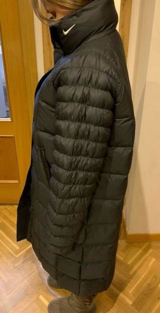 Abrigo largo Nike negro Unisex