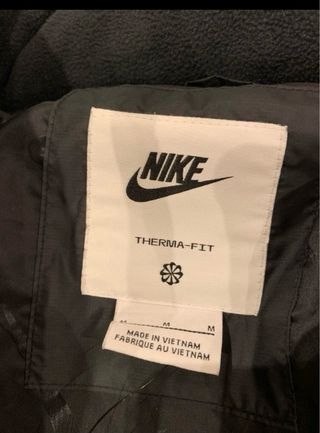 Abrigo largo Nike negro Unisex