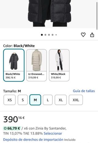 Abrigo largo Nike negro Unisex