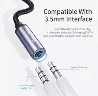 Adaptador USB-C a Jack 3.5mm Essager