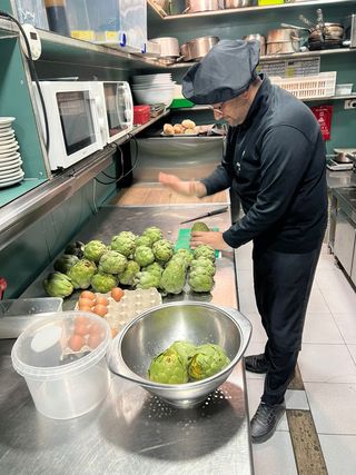 Ayudante de cocina o cocinero