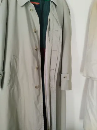 Gabardina Beige Hombre Talla XL