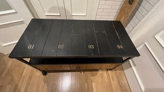 Mesa TV Industrial Madera y Metal