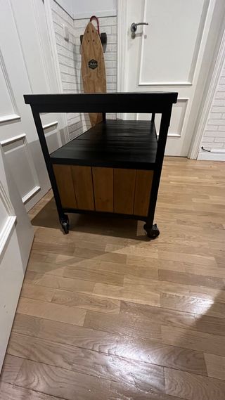 Mesa TV Industrial Madera y Metal