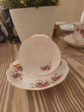 Taza y Platillo Royal Ascot society Rose.Coleccion