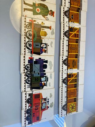 Juego de mesa Domino el pequeño tren