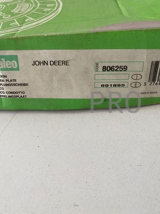 Disco Embrague tractor John Deere 806259